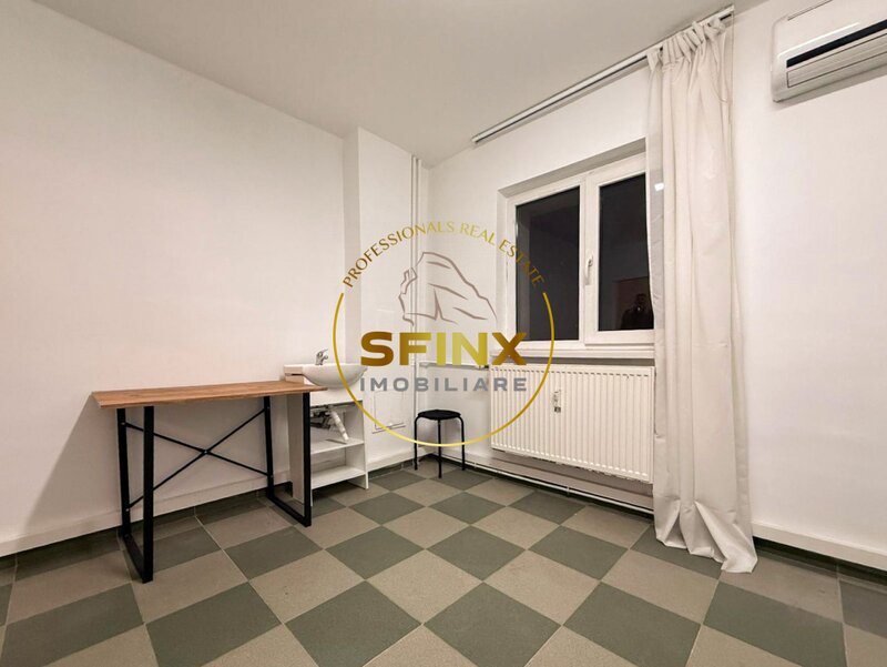 Virtutii, garsoniera 42 mp, parter, pretabil salon/amanet